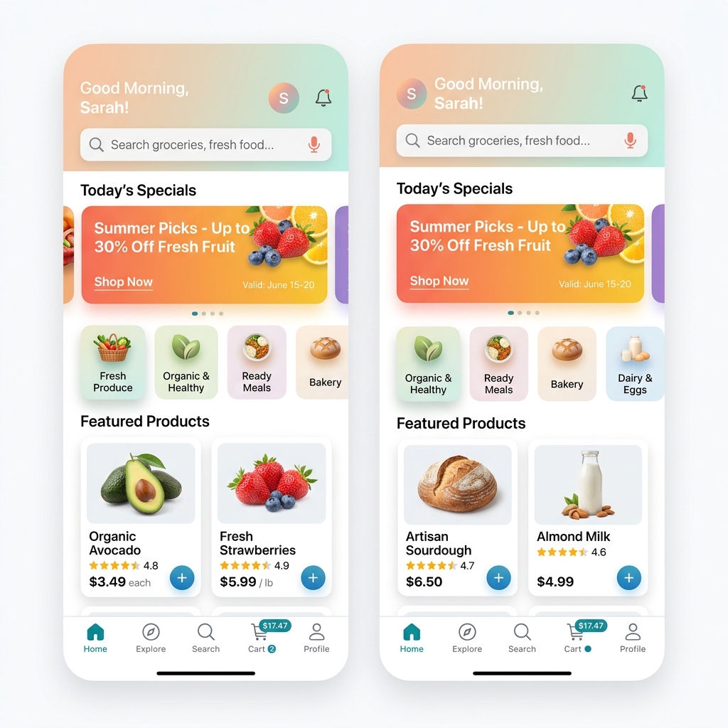 Premium Custom Mobile App Interface